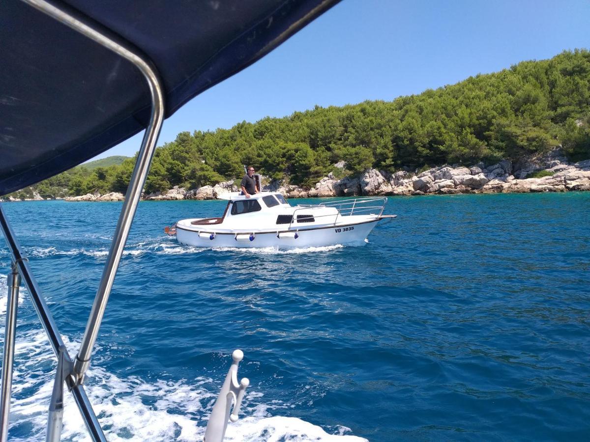Familien Ferienhaus Vir Croatia 150M Strand Restaurant Einkaufen Buitenkant foto