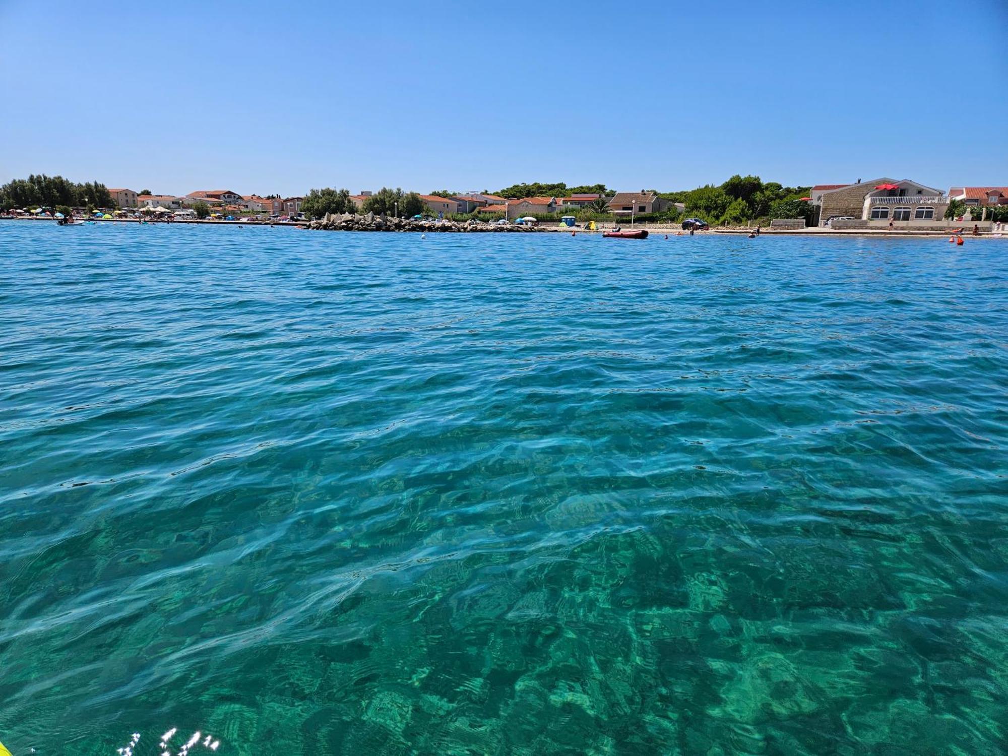 Familien Ferienhaus Vir Croatia 150M Strand Restaurant Einkaufen Buitenkant foto